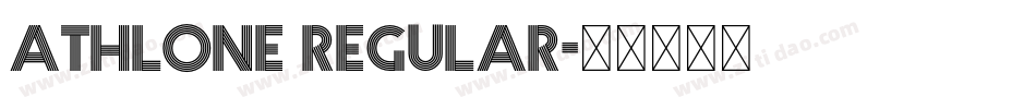 Athlone Regular字体转换